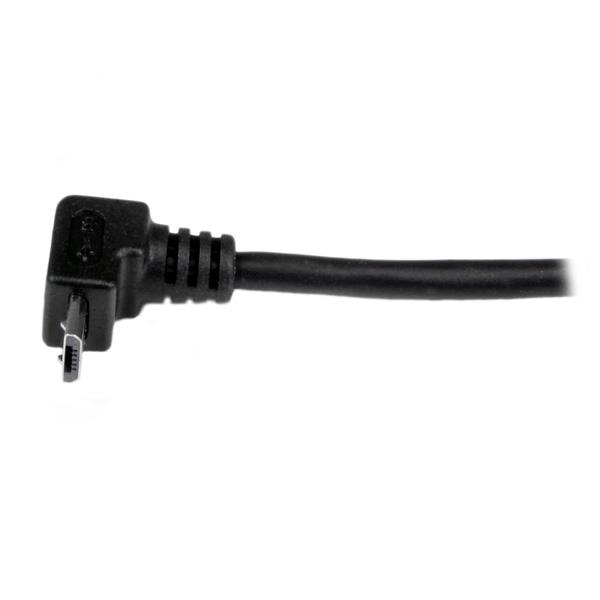 Cable USB-A 2.0 a Micro-USB 2.0 50cm Startech USBAUB50CMU, 480Mbps, Punta Acodada, Color Negro - imagen 5