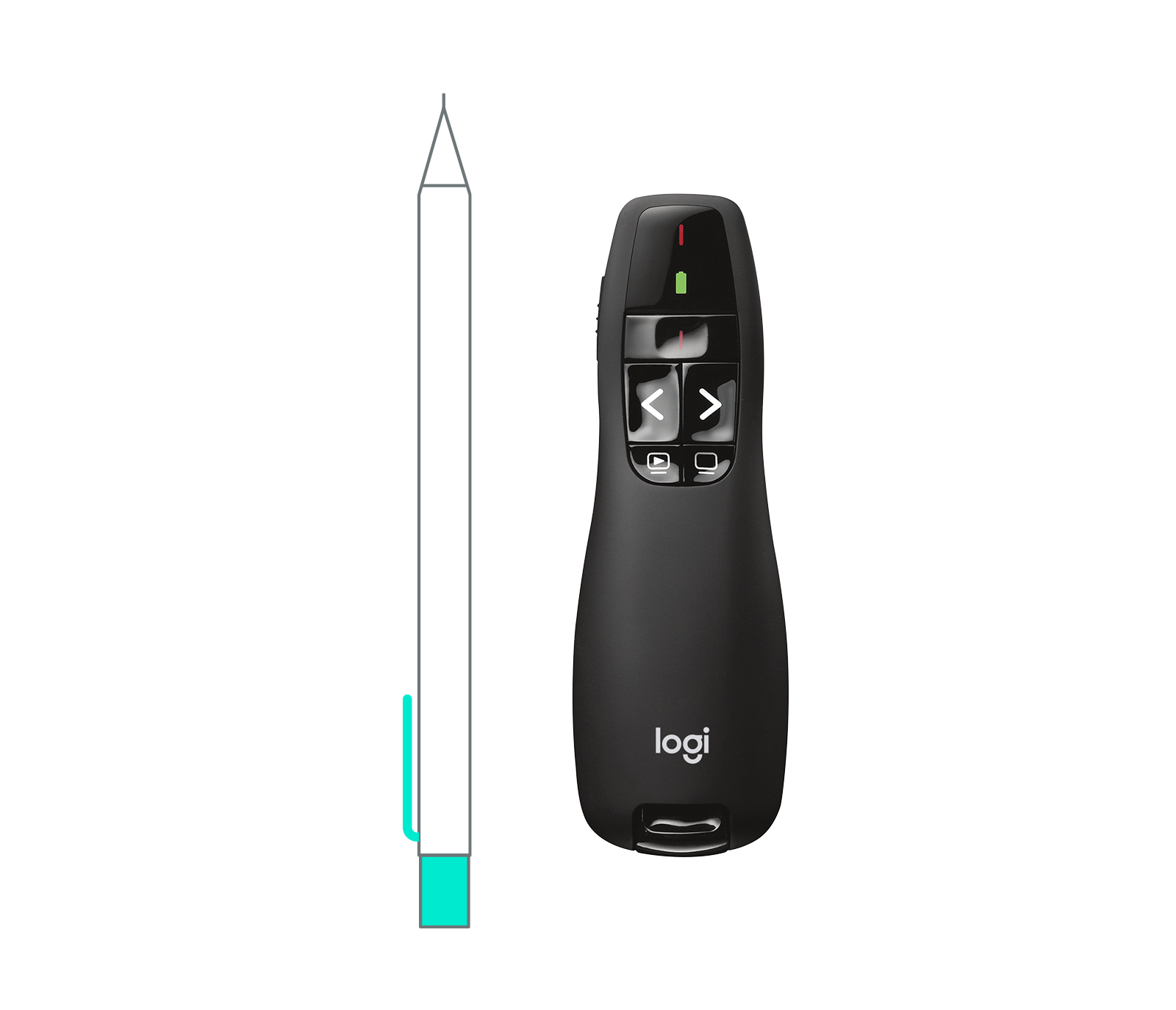 PRESENTADOR INALAMBRICO LOGITECH R400 - NEGRO - imagen 2