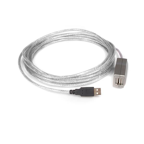 Extension Activa USB-A 2.0 Macho a Hembra 4.5m Startech USB2FAAEXT15, 480Mbps, Color Gris - imagen 3
