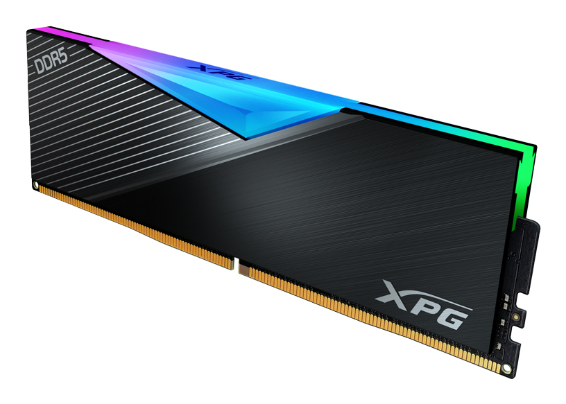Memoria RAM DDR5 DIMM 32GB 6400MHz CL32, XPG Lancer RGB, Color Negro. AX5U6400C3232G-CLARBK