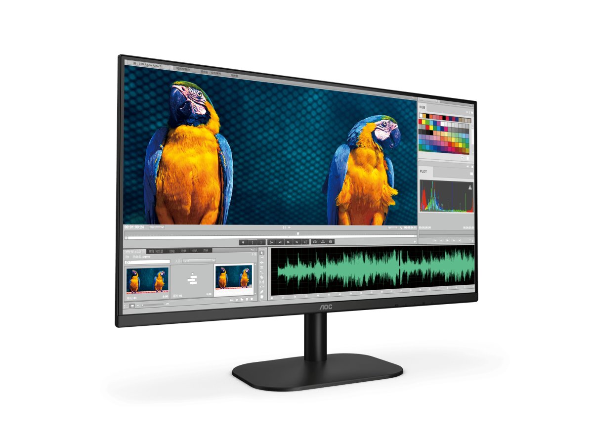 Monitor 22" 1920x1080 100Hz 1ms, AOC 22B2HM2, Panel VA, 1 HDMI + 1 VGA, VESA 100mm - imagen 4