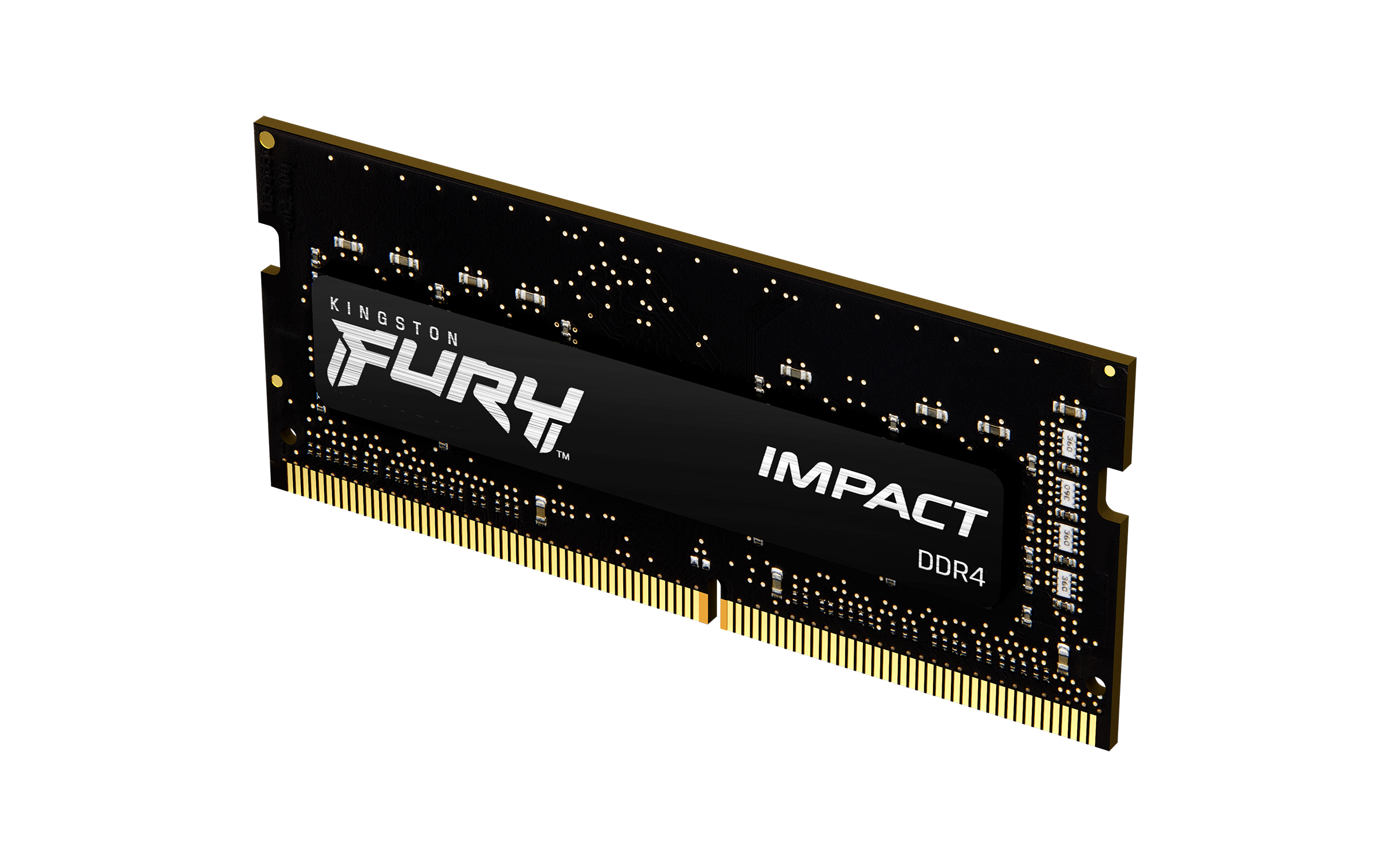 Memoria RAM DDR4 SO-DIMM 16GB 3200MHz CL20, Kingston Fury Impact, Color Negro. KF432S20IB/16