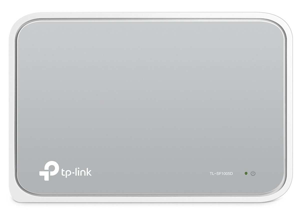 Switch 5 Puertos 10/100 p/Escritorio Tp-Link TL-SF1005D, Caja de Plástico, Color Blanco - imagen 1