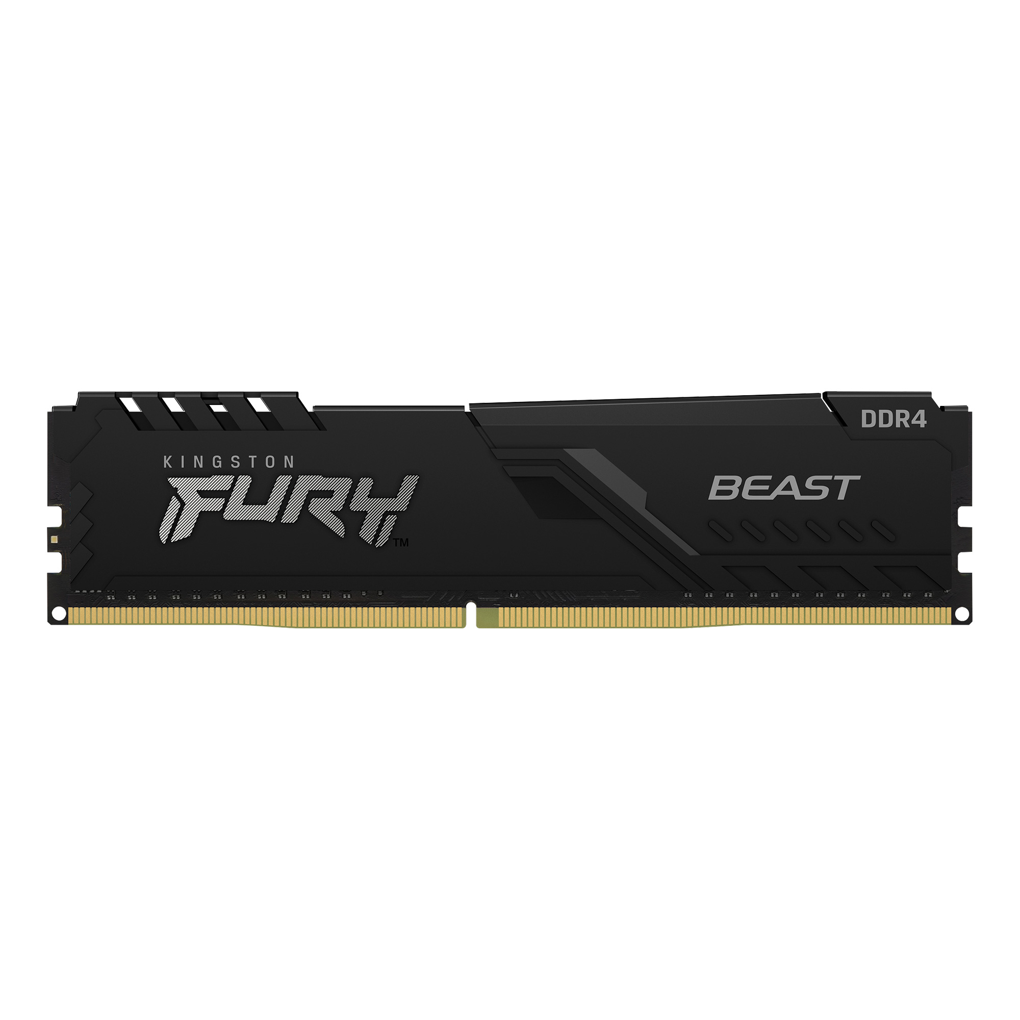 Memoria RAM DDR4 DIMM 8GB 3200MHz CL16, Kingston Fury Beast, Color Negro. KF432C16BB/8