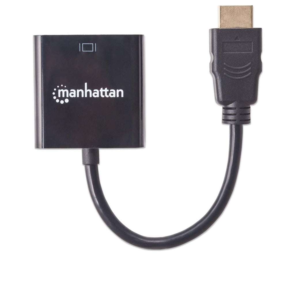 Cable Convertidor de Video 30cm HDMI a VGA Macho-Hembra Manhattan 151467, 1080p, Color Negro - imagen 4
