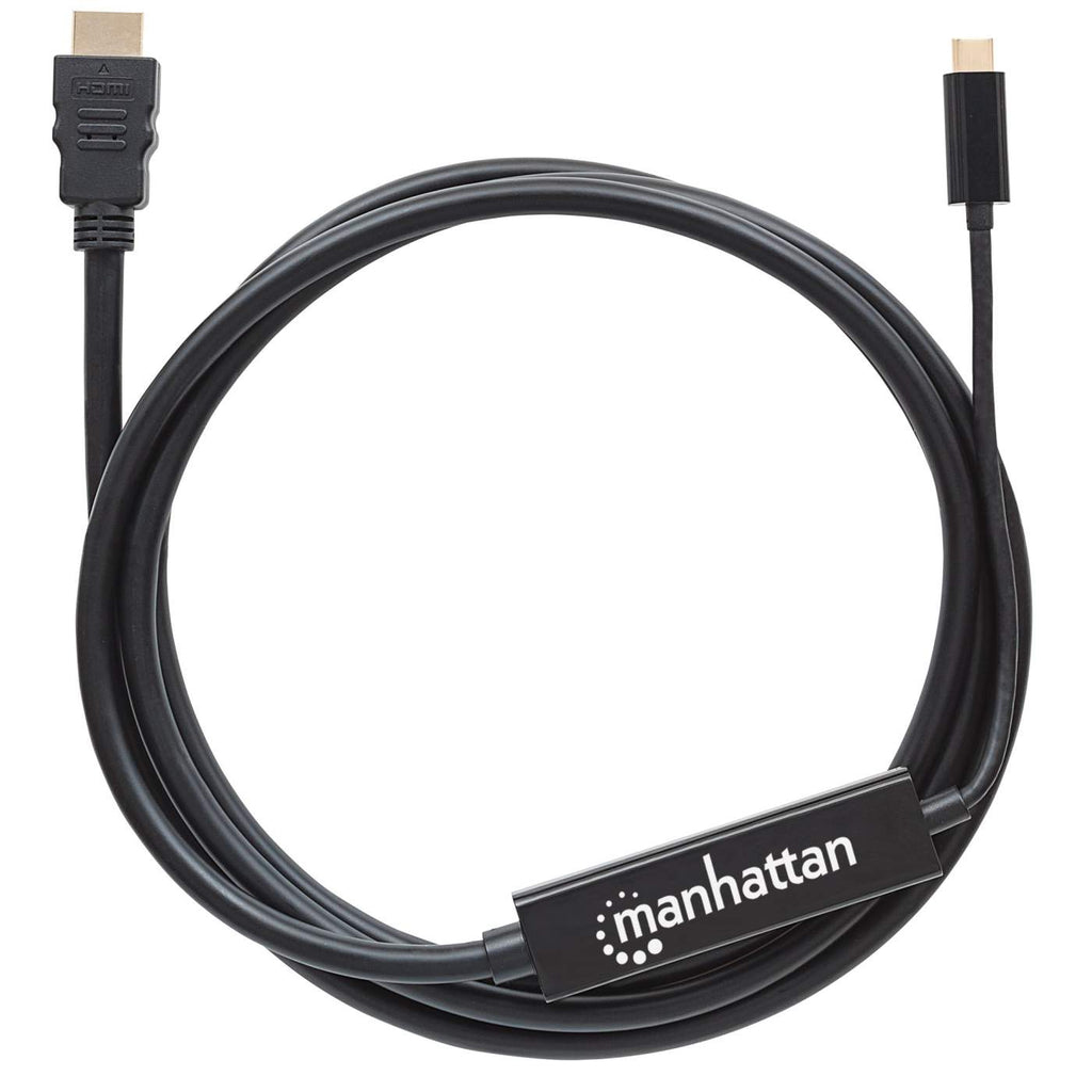 Cable Convertidor de Video 2m USB-C a HDMI Manhattan 151764, 4K 30Hz, Color Negro - imagen 5