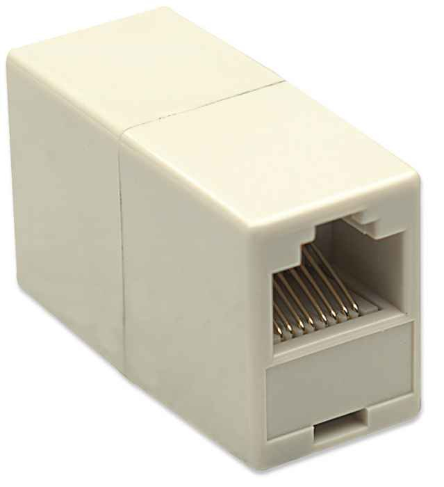 Cople RJ45 Cat5e Intellinet 504225, Hembra-Hembra, UTP, 8 Pines Cableados, Color Marfil - imagen 5