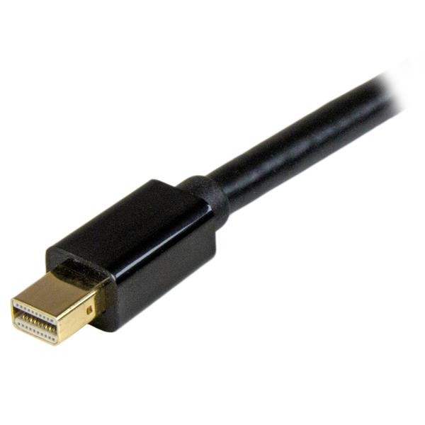 Cable Adaptador de Video 1m Mini DisplayPort a HDMI Startech MDP2HDMM1MB, 4K 30Hz, Color Negro - imagen 2