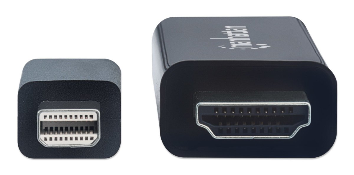 Cable Adaptador de Video 1.8m Mini DisplayPort a HDMI Manhattan 153232, 1080p 60Hz, Color Negro - imagen 5
