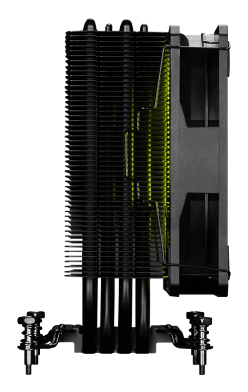 Disipador de Aire MSI MAG COREFROZR AA13, 1 Torre 1 Ventialdor 120mm ARGB, Color Negro - imagen 3
