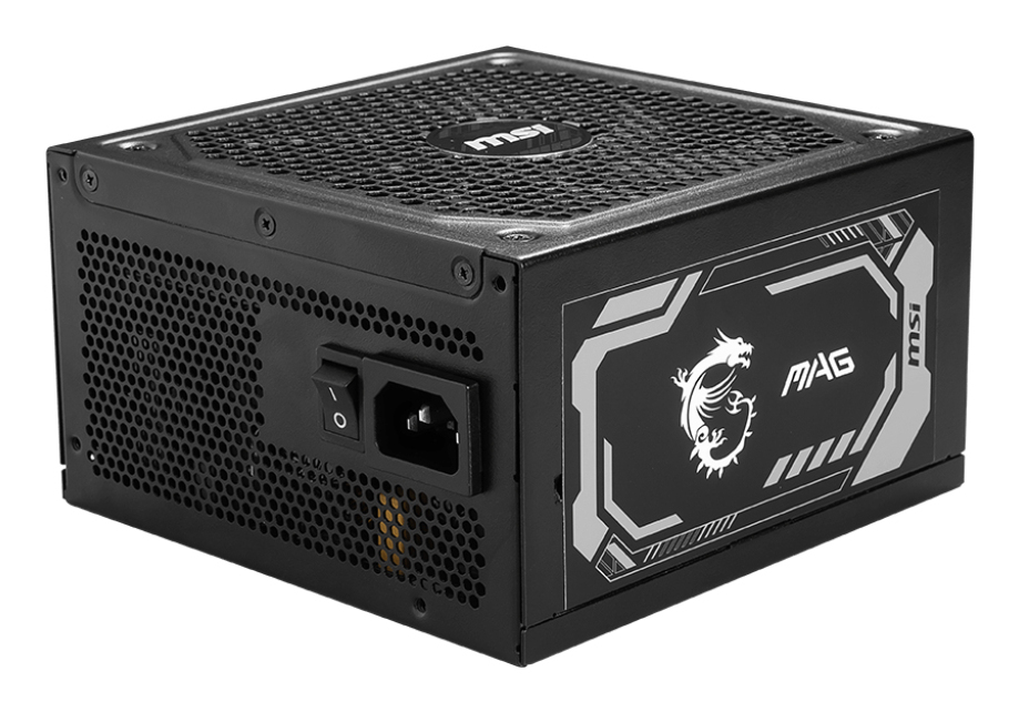 Fuente de Poder 1250W 80+Gold MSI MAG A1250GL PCIE5. 1x 24pin, 2x 8pin CPU, 4x 8pin PCIE, 1x 12VHPWR, Color Negro - imagen 3