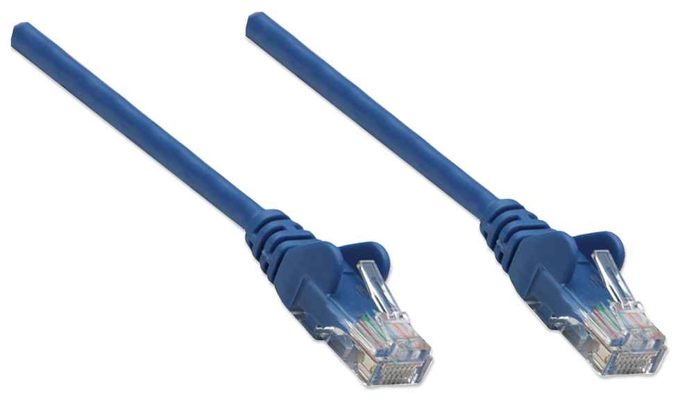 Patch Cord Cat5e 2m Intellinet 318983, Hasta 1000Mbps, Color Azul