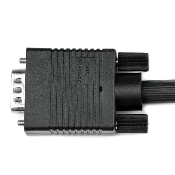 Cable de Video 4.6m VGA a VGA Startech MXT105MMHQ, Hasta 1920x1200, Triple Coaxial, Color Negro - imagen 4