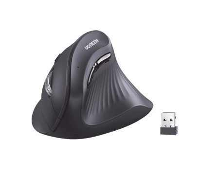 Mouse vertical UGREEN MU008 negro 25444