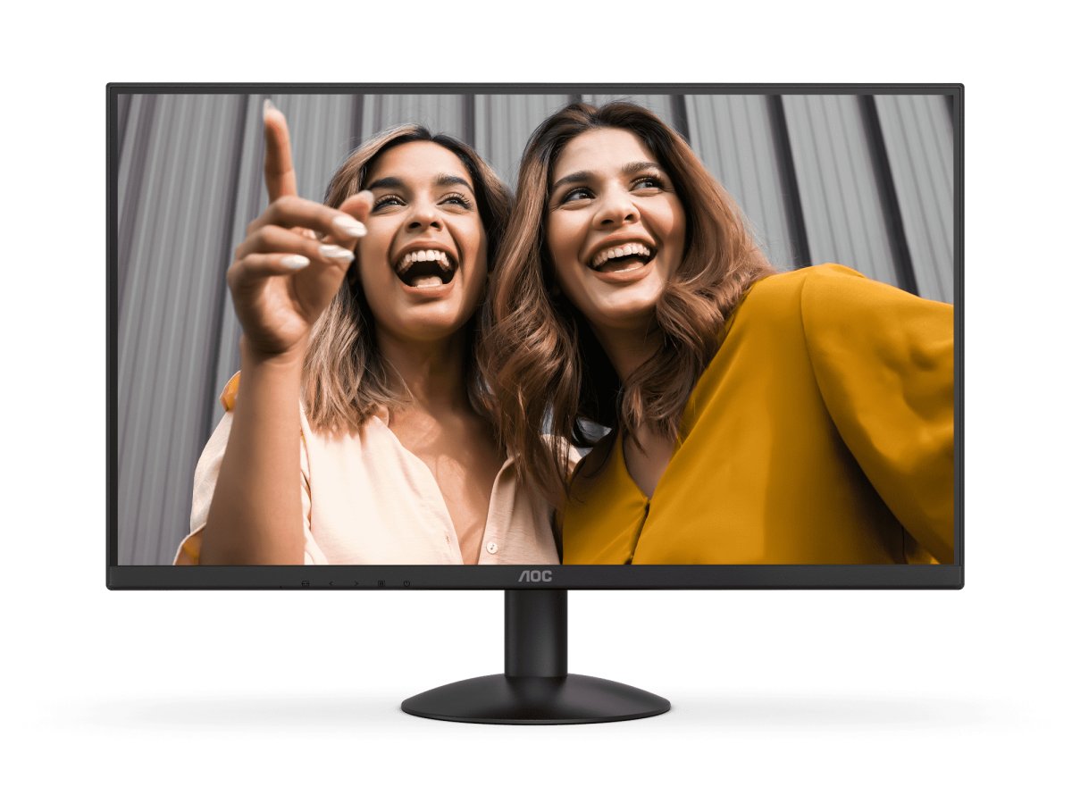 Monitor 27" 1920x1080 120Hz 4ms, AOC 27B30H, Panel IPS, 1 HDMI + 1 VGA, Color Negro - imagen 2