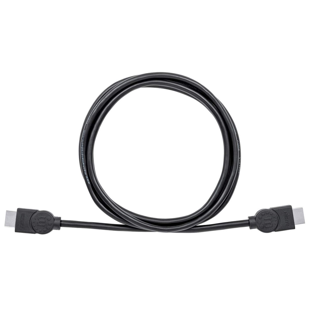 Cable de Video 2m HDMI a HDMI Manhattan 323215, Hasta 4K 30Hz, Soporta 3D