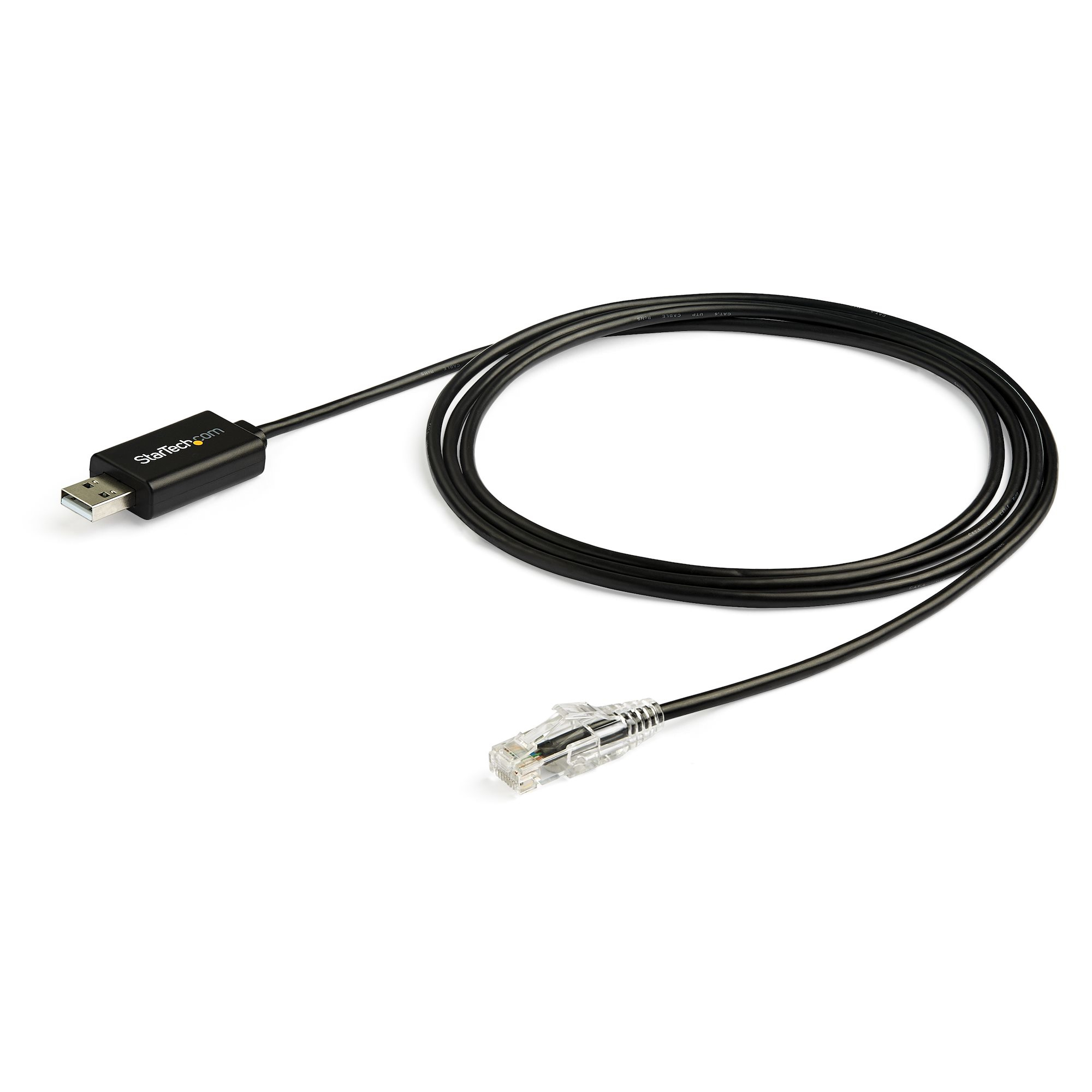 Cable de Consola Cisco StarTech.com ICUSBROLLOVR, USB-A a RJ45, 1.8m, Color Negro - imagen 4