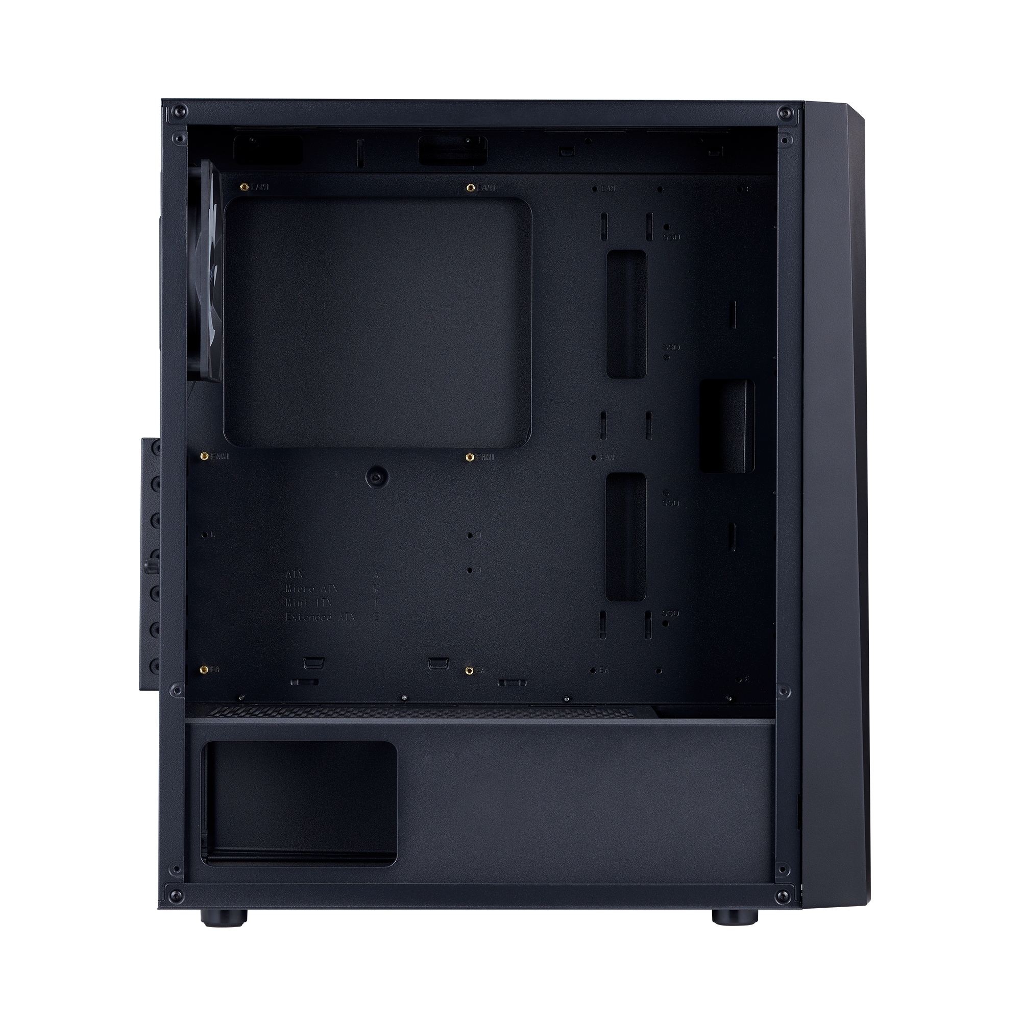 Gabinete ATX XPG LANDER 500, Incluye 4 Fans 120mm ARGB, Radiador 360mm Max, Color Negro