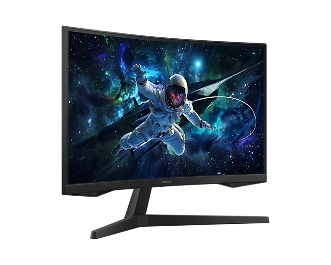 Monitor Curvo 27" 2560x1440 165Hz 1ms, Samsung Odyssey G5, Panel VA, Freesync, 1 DisplayPort + 1 HDMI, VESA 75mm, Negro - imagen 4