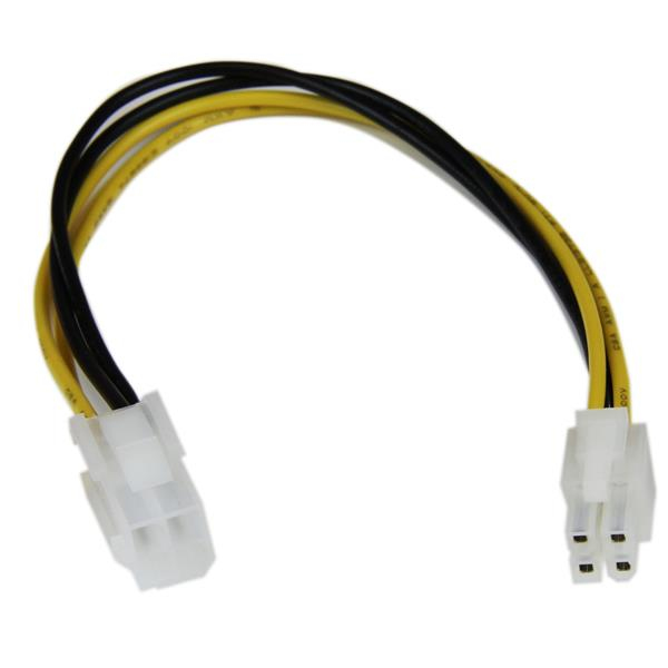 Cable de Poder ATX12V 4-pin Macho - Hembra, 20cm ATXP4EXT StarTech.com - imagen 1