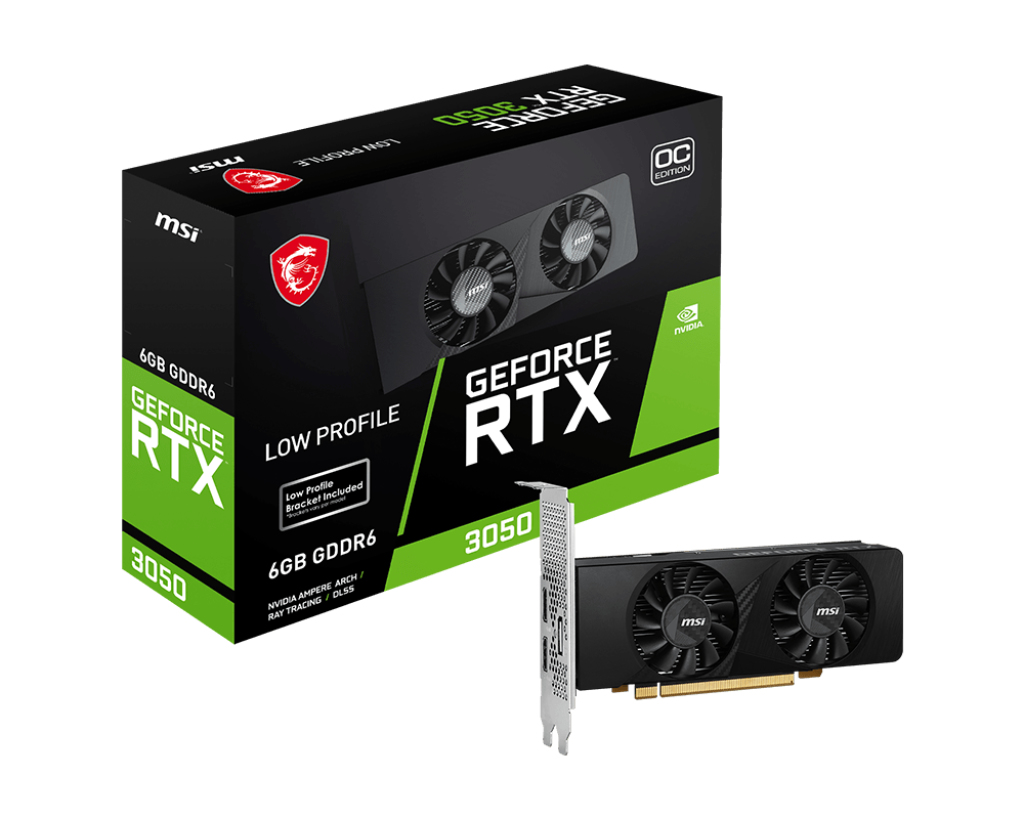 GPU RTX3050 MSI Low Profile 6GB