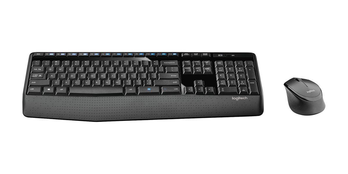Kit de Teclado y Mouse Inalámbrico Logitech MK345 Confort, RF, Color Negro, Español 920-007820 - imagen 5