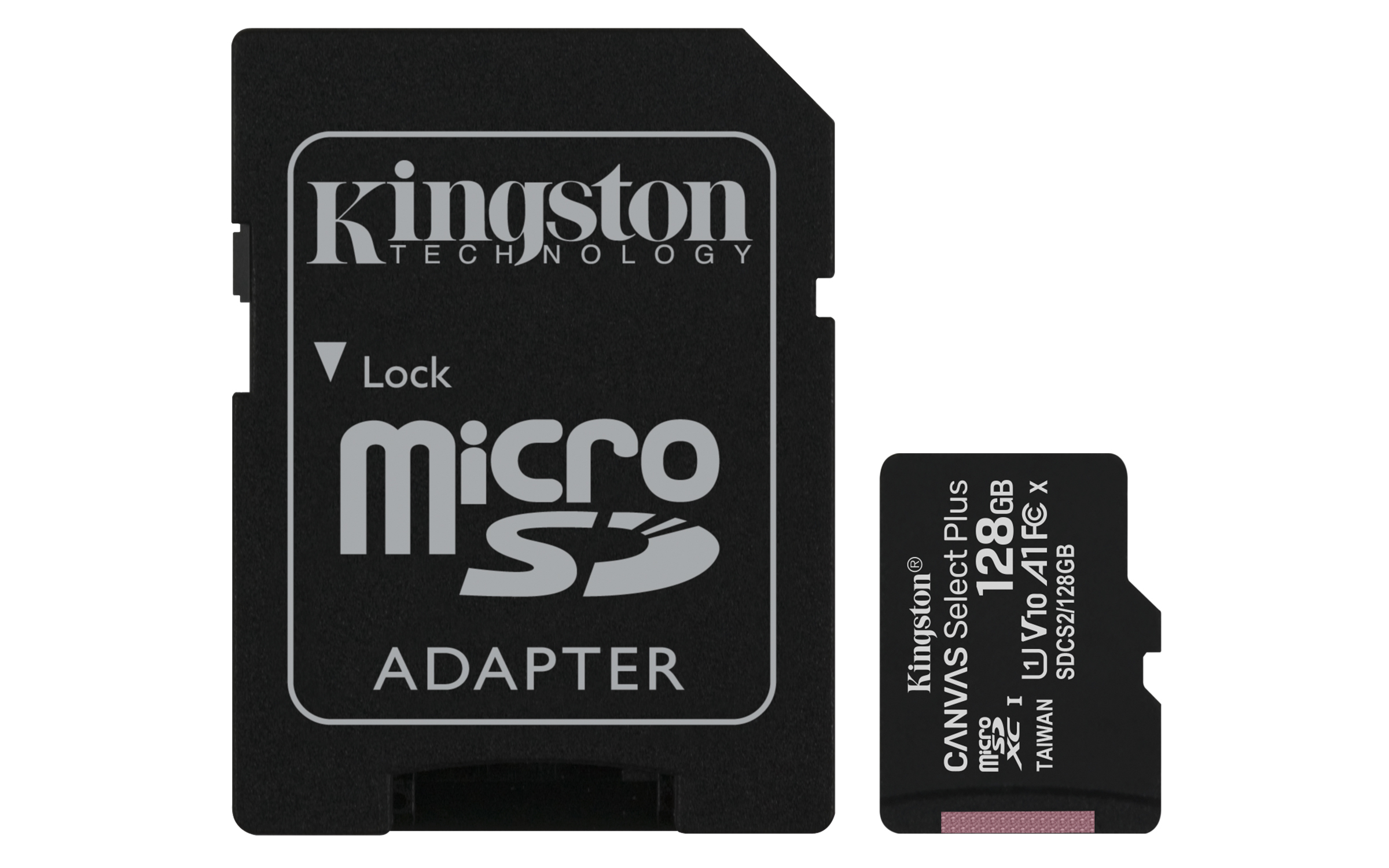 Memoria Micro SDXC 128GB Kingston Canvas Select Plus, Clase 10, U1, V10, 100MB/s - imagen 1