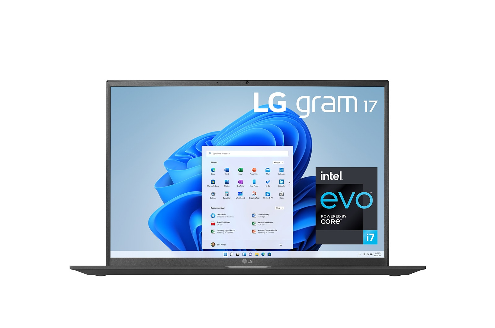 Laptop LG Gram 17"  17Z95P Intel Evo 11ª generación CORE i7, 16GB RAM, 512GB SSD W11 HOME - imagen 1