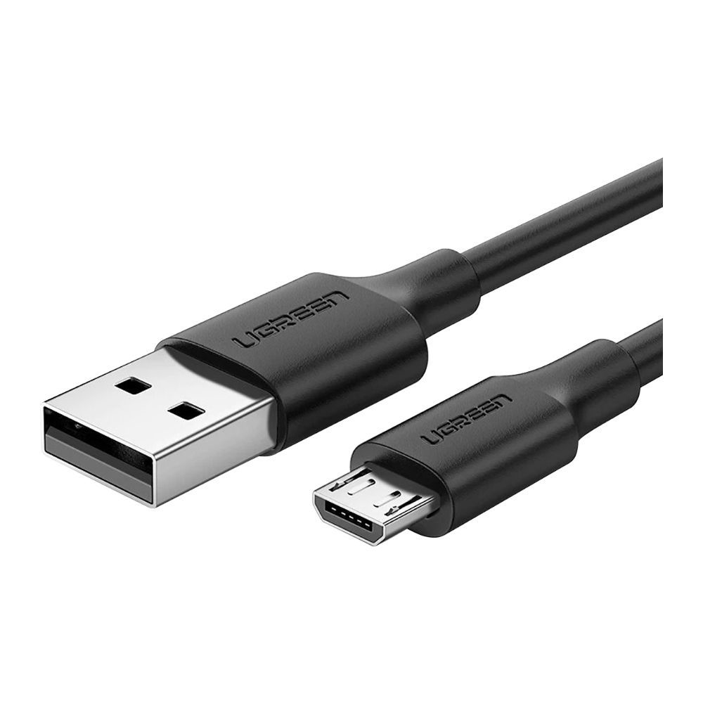 Cable USB-A a Micro-USB 1.5m Ugreen 60137, 2.4A, 480Mbps, Color Negro - imagen 1