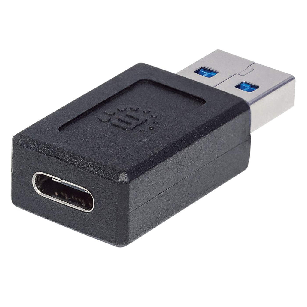 Adaptador Manhattan de USB-C 3.2 Gen 2 Hembra a USB-A Macho, color Negro. 354714 - imagen 4