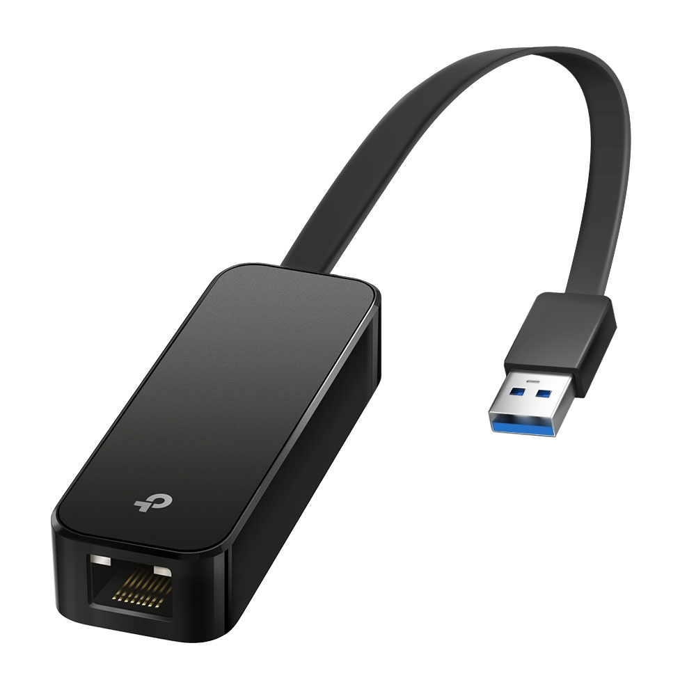 Adaptador Ethernet Gigabit de USB-A a RJ45 Tp-Link UE306, Plegable, Color Negro