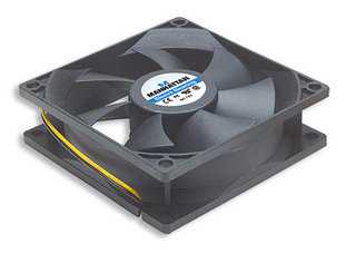 Ventilador 80mm Manhattan 700320, Color Negro