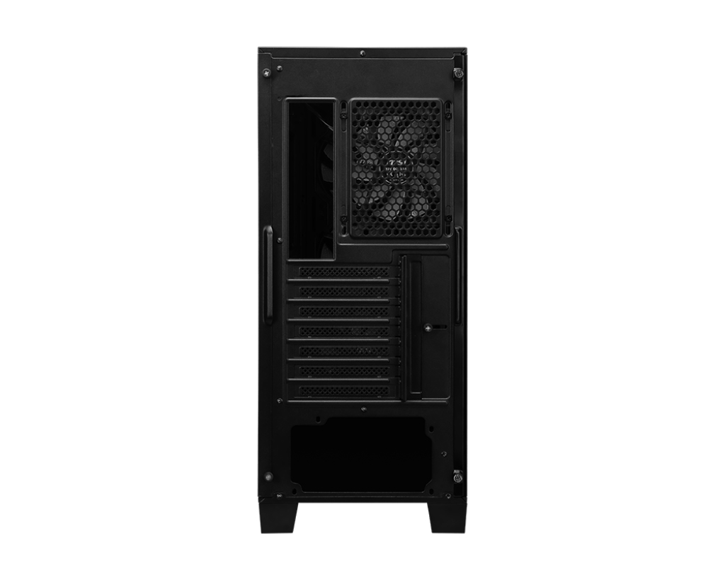 Gabinete ATX MSI MAG FORGE 120A AIRFLOW, Incluye 6 Fans 120mm RGB, Radiador 240mm Max, Color Negro