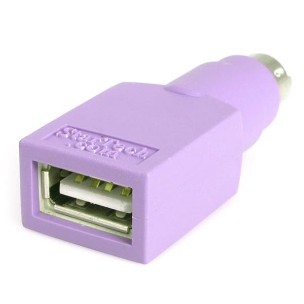 Convertidor USB-A hembra a PS/2 Mini-DIN 6 macho Startech GC46FMKEY, para teclado - imagen 3
