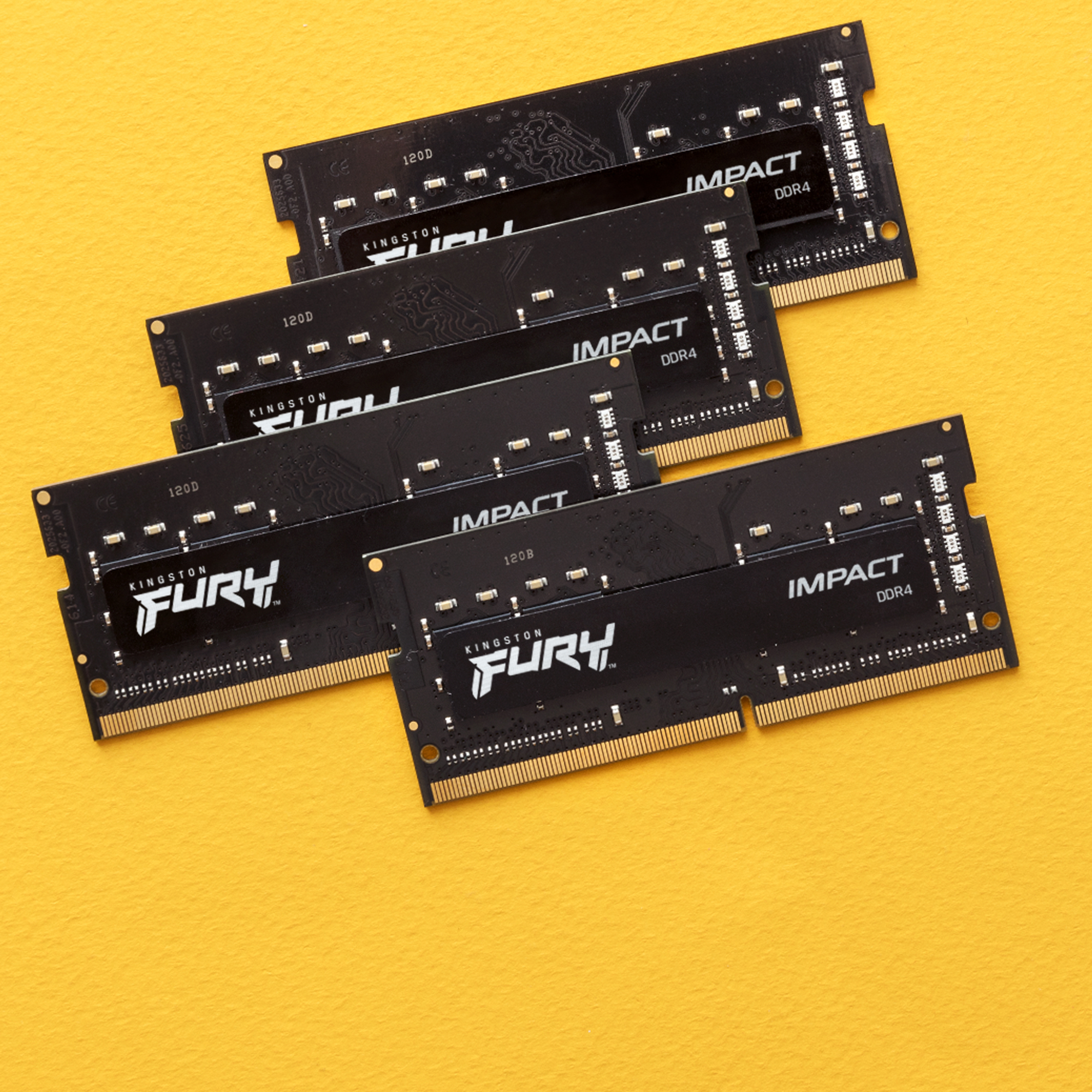 Memoria RAM DDR4 SO-DIMM 16GB 3200MHz CL20, Kingston Fury Impact, Color Negro. KF432S20IB/16