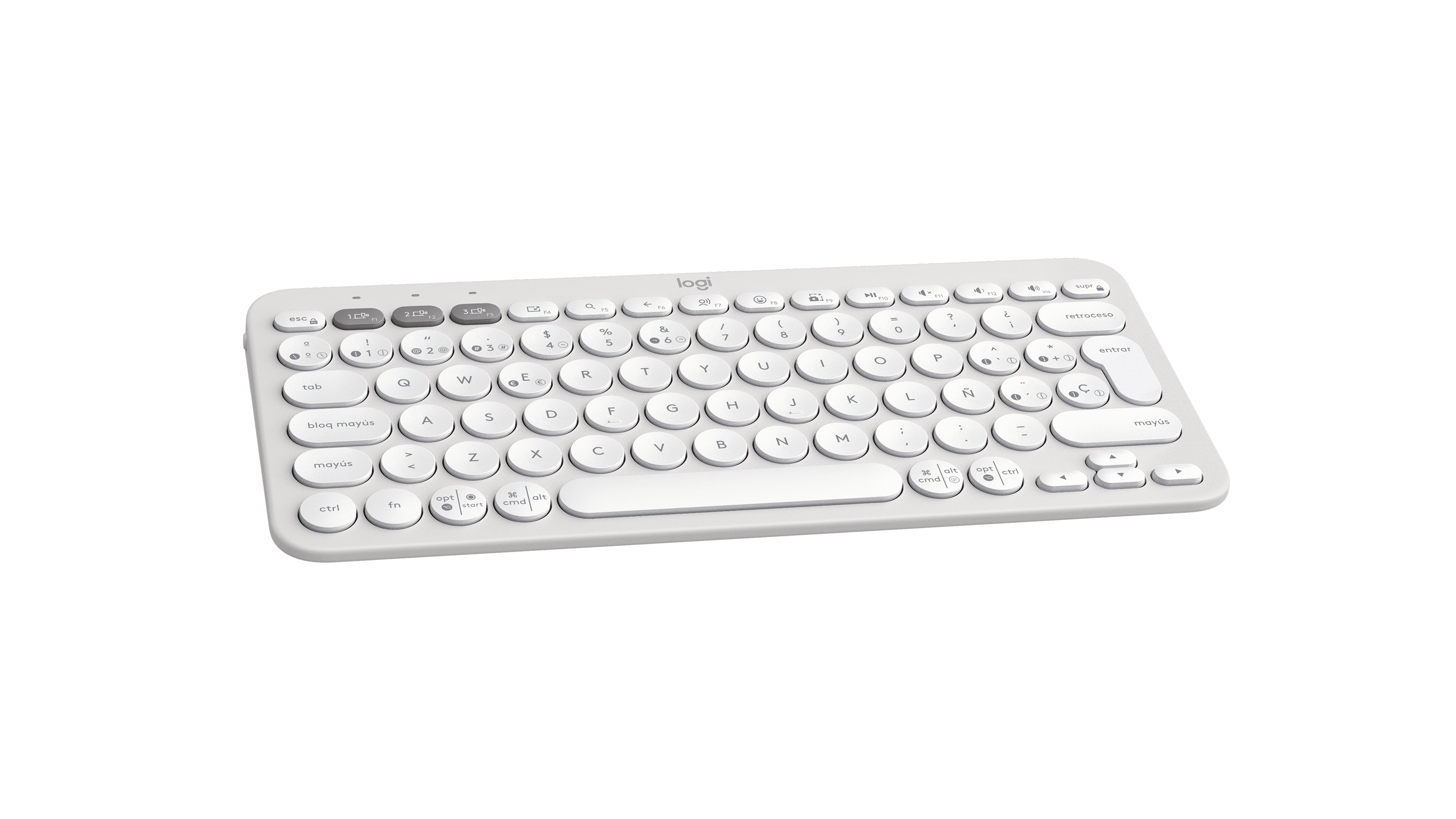 Teclado Logitech Pebble Keys 2 Blanco