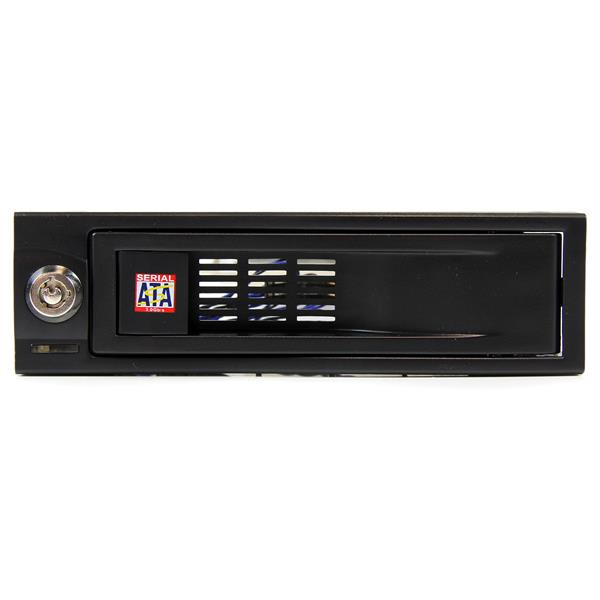 Rack Móvil de Aluminio de 5.25" para un Disco Duro HDD SATA de 3.5" sin Bandeja, StarTech.com HSB100SATBK - imagen 2