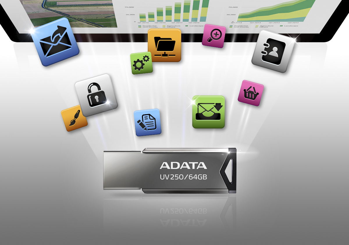 Memoria USB-A 16GB Adata UV250, USB 2.0, Metálica, Color Plata - imagen 5
