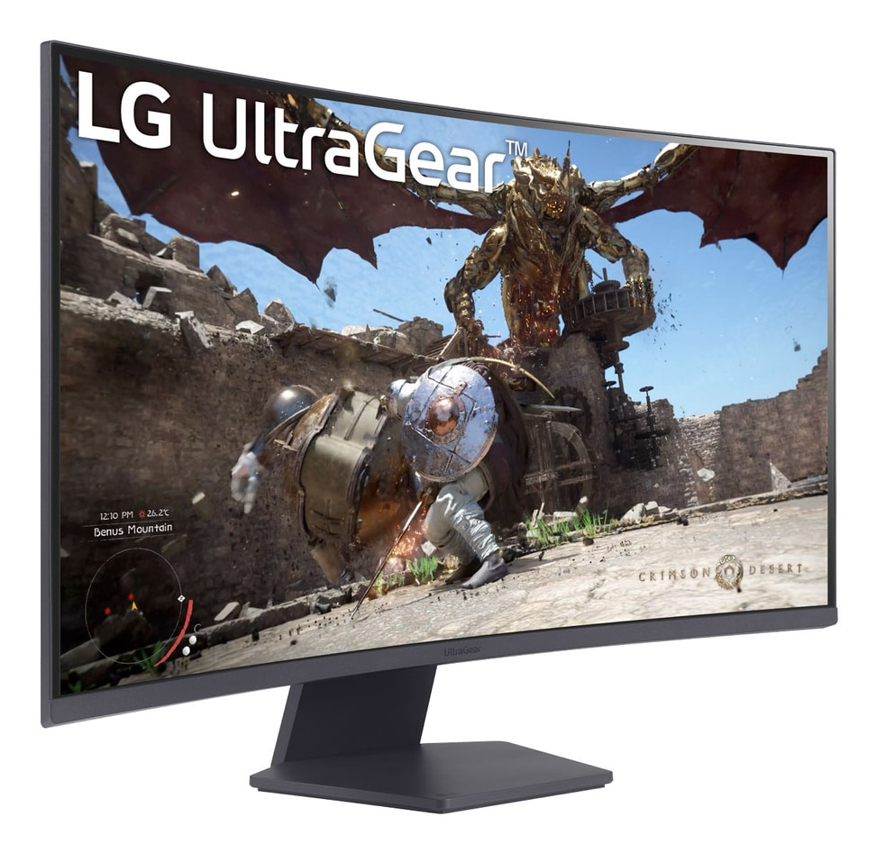 Monitor Curvo 32" 2560x1440 180Hz 1ms, LG UltraGear 32GS60QC, Panel VA 1000R, FreeSync, 2 HDMI + 1 DisplayPort - imagen 5