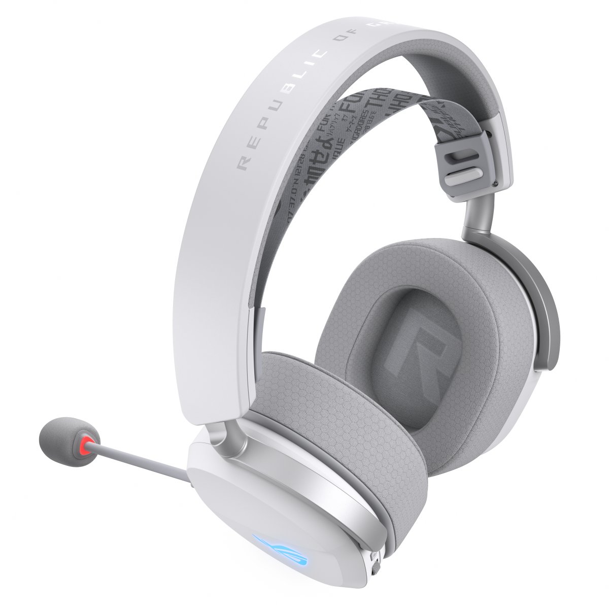 Diadema Inalámbrica RF + Bluetooth ASUS ROG Pelta, Micrófono Removible, RGB, Hasta 70Hrs de Batería, Color Blanco - imagen 5