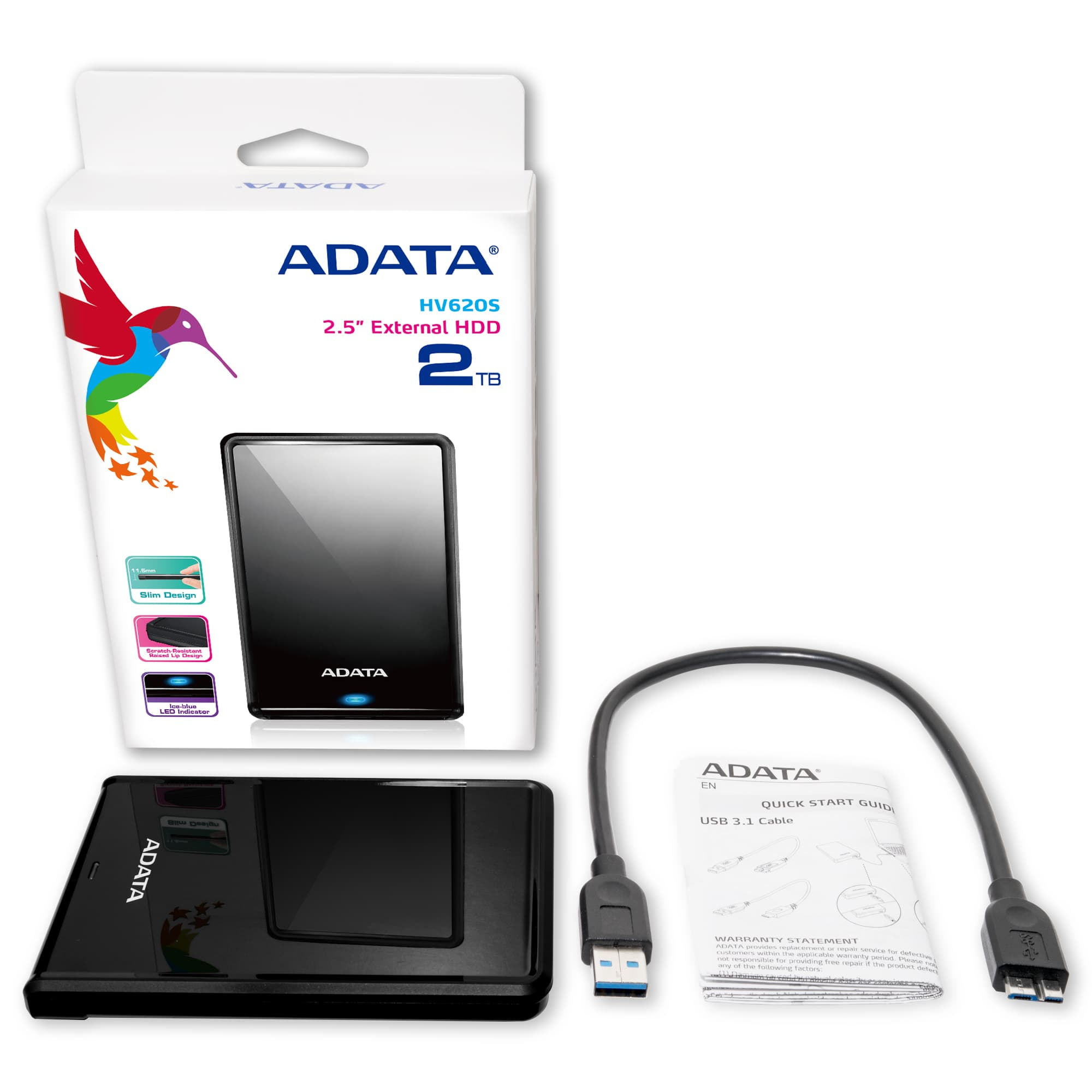 Disco Duro Externo 4TB Adata HV620S