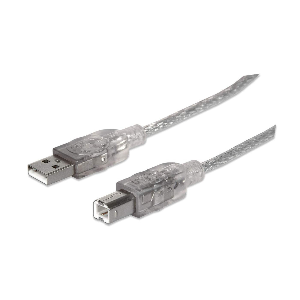 CABLE USB 2.0 A-B MANHATTAN - 5 M, USB A, USB B, MACHO/MACHO