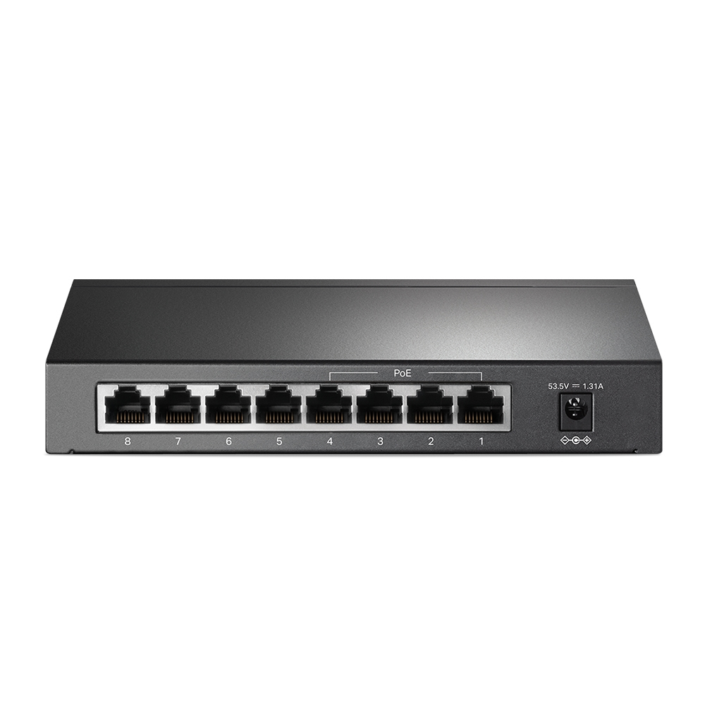 Switch 8 Puertos 10/100 PoE p/Escritorio Tp-Link TL-SF1048, 4 Ptos PoE 30W y 250m por puerto, Caja de Metal - imagen 3