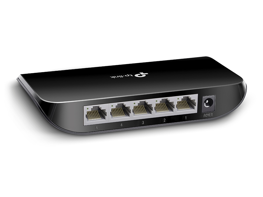 Switch TP-Link Gigabit Ethernet TL-SG1005D, 10/100/1000Mbps, 16Gbit/s, 5 Puertos  No Administrable