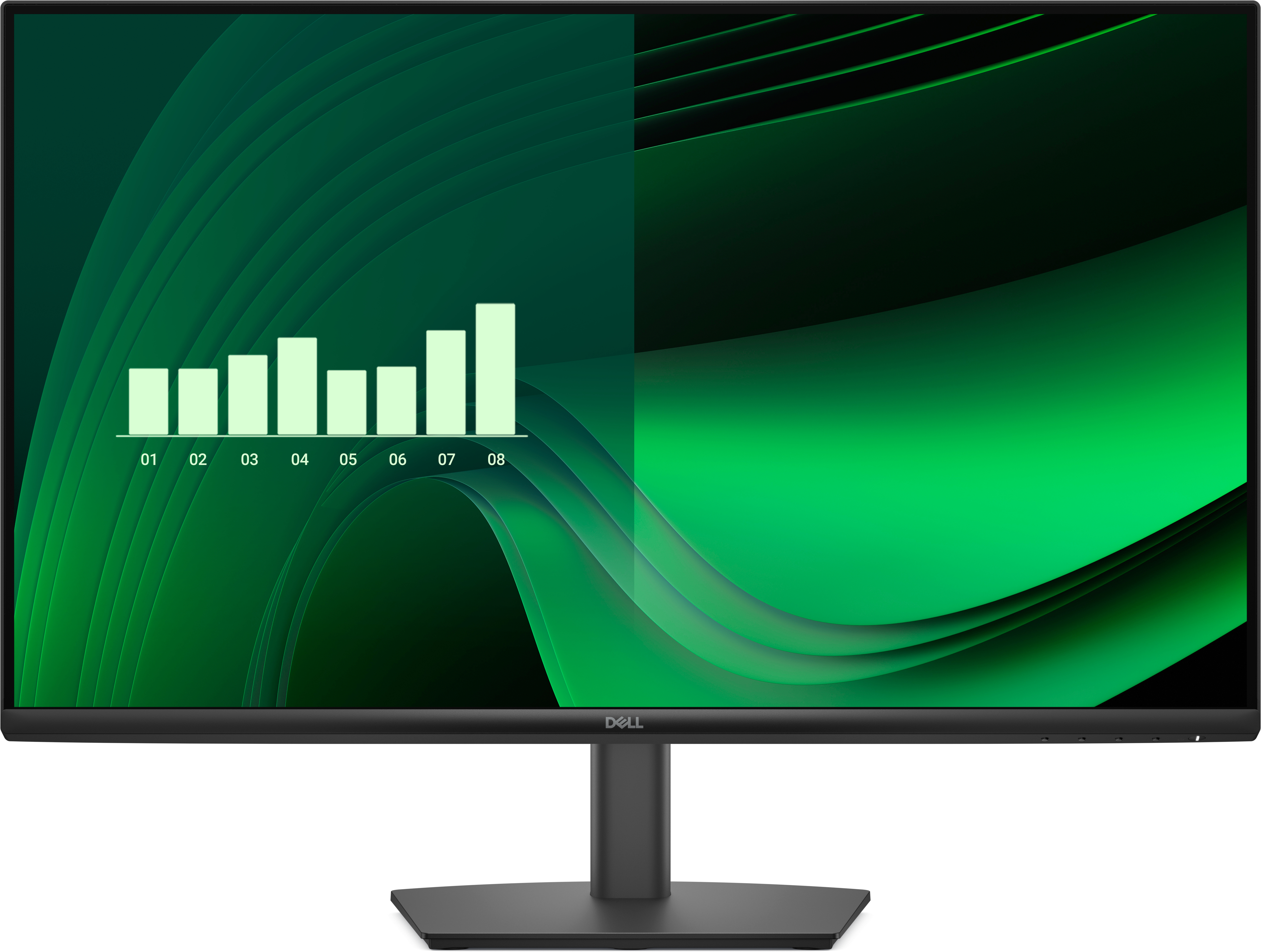 Monitor 27" 1920x1080 100Hz 5ms, Dell Pro E2725HM, Panel IPS, 1 HDMI + 1 DisplayPort + 1 VGA, VESA 100mm, Color Negro - imagen 1