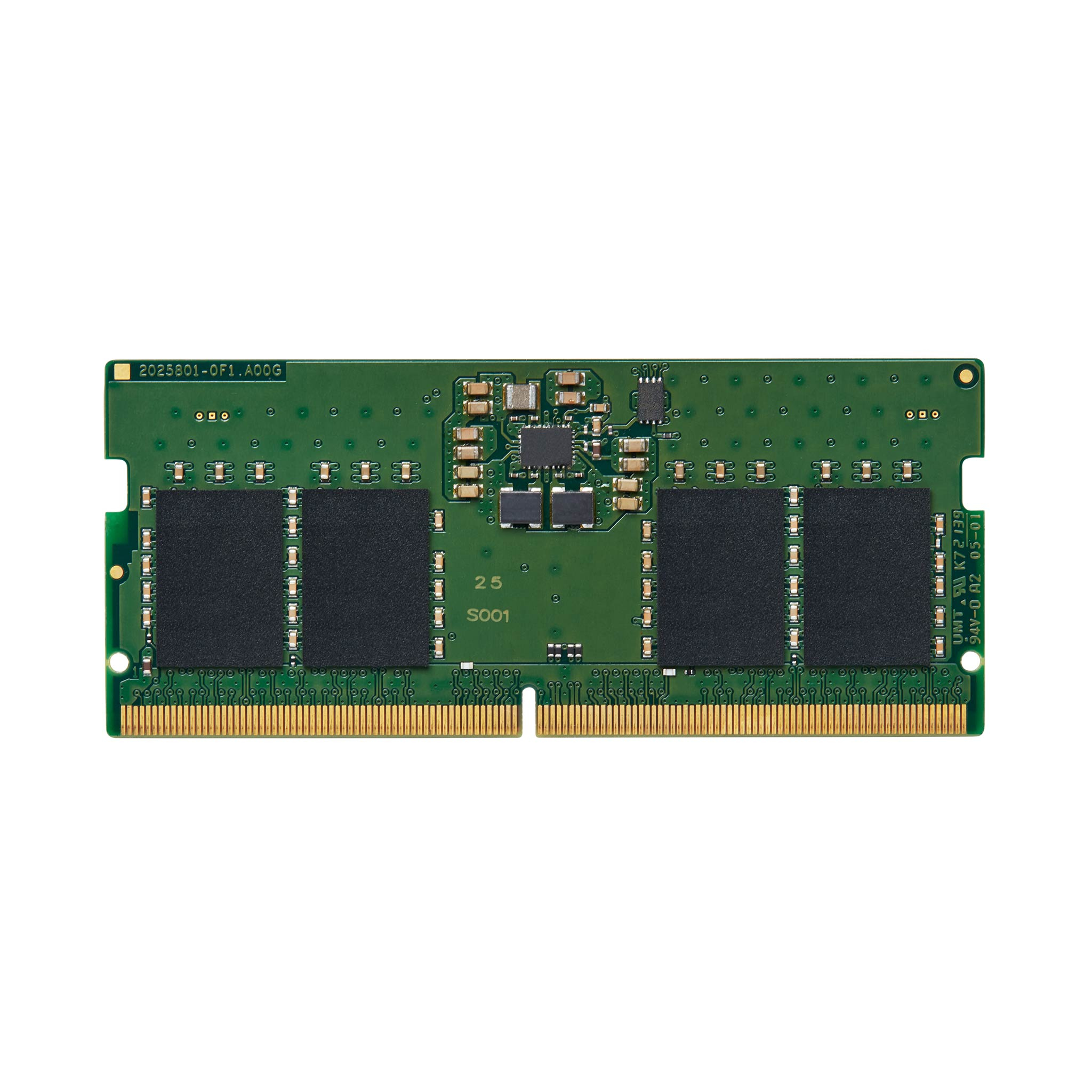 Memoria RAM DDR5 SO-DIMM 8GB 5200MHz CL42, Kingston ValueRam, Color Verde. KVR52S42BS6-8 - imagen 1
