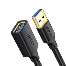 Extension USB-A 3.0 Macho a Hembra 3m Ugreen 30127, 5Gbps, Color Negro - imagen 1
