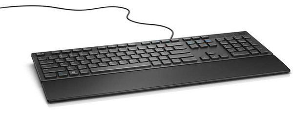 Teclado Alámbrico Dell KB216-BK-LTN, Color Negro, Español