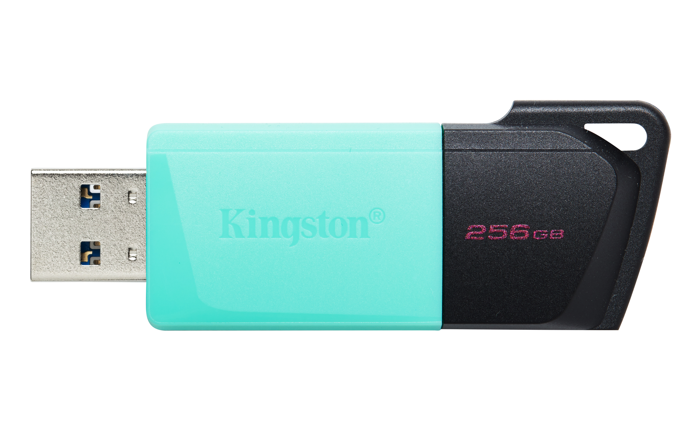 Memoria USB-A 256GB Kingston DataTraveler Exodia M, USB 3.2 Gen 1, Color Azul/Negro - imagen 3