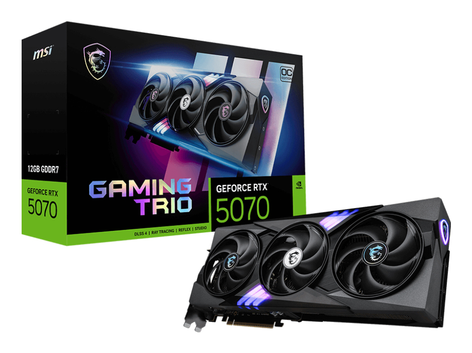 GPU RTX5070 MSI GAMING TRIO 12GB